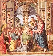 The First Communion of the Apostles Palmezzano, Marco